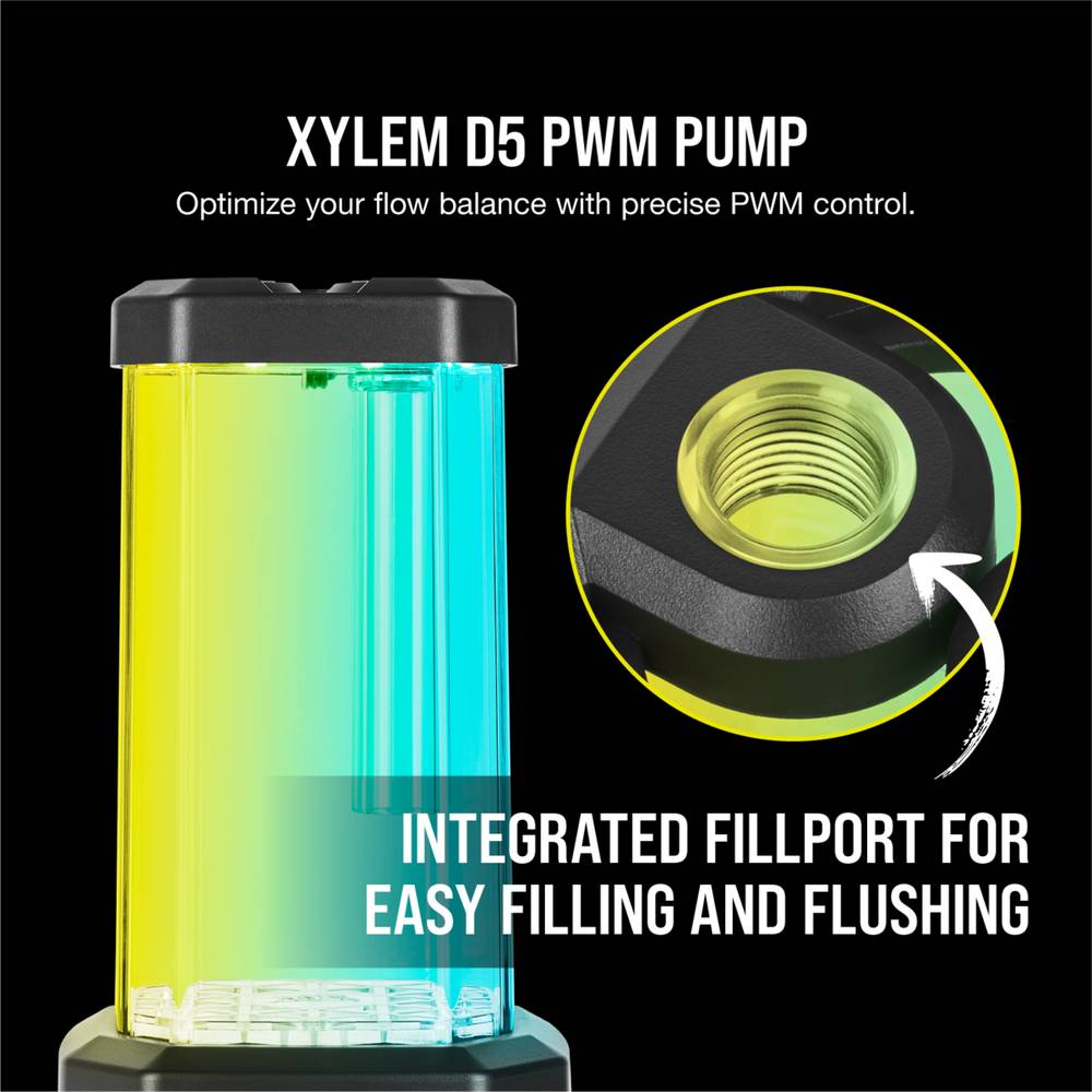 CORSAIR Hydro X Series XD5 RGB Pump/Reservoir Combo Gen2