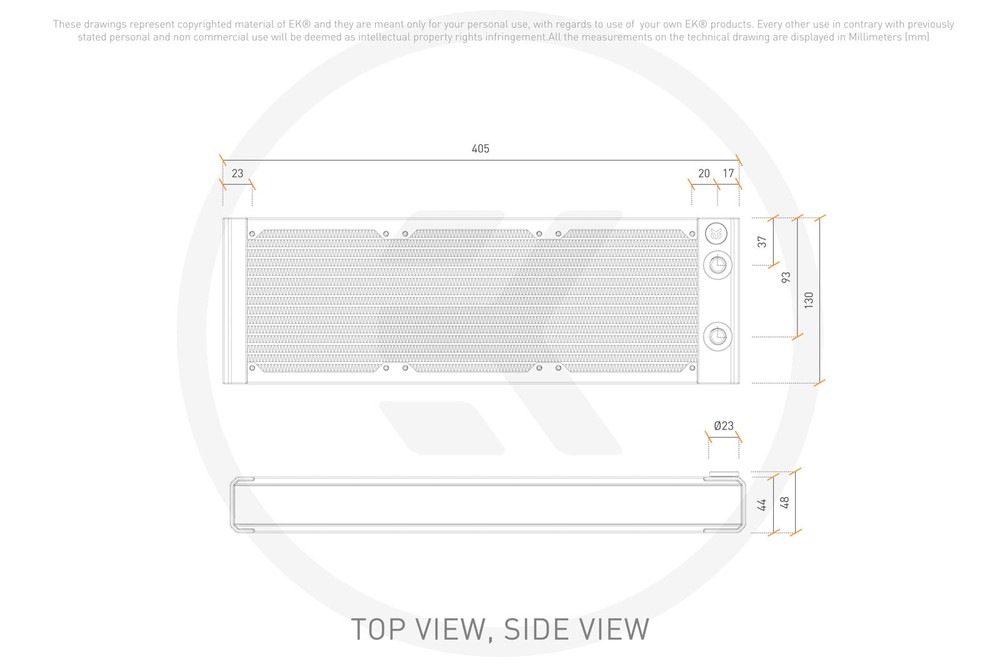 取寄せ商品：納期要確認】 EK WaterBlocks EK-Quantum Surface P360