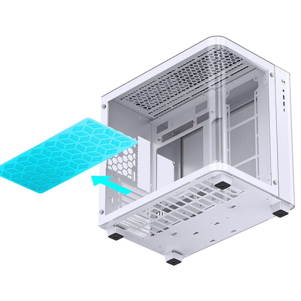 kopee　3ケース Jonsbo TK-3 White | PCパーツ,PCケース,ATX以上対応ケース