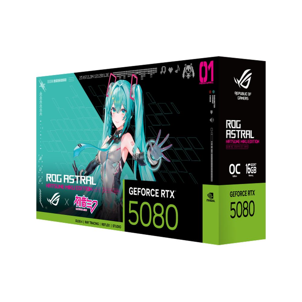 完売御礼】 ASUS ROG Astral GeForce RTX 5080 16GB GDDR7 OC HATSUNE