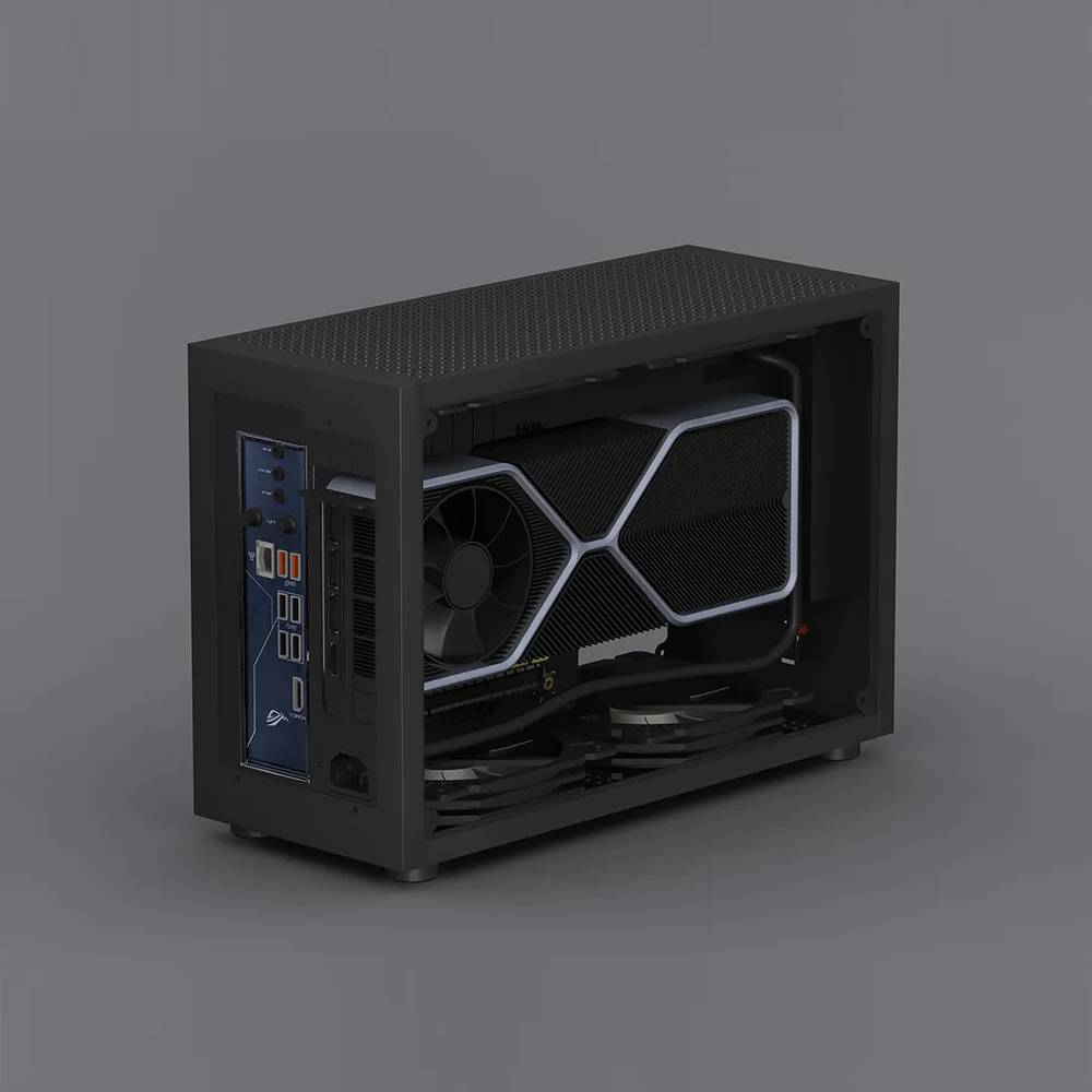 佪λ GEEEK M5 MINI-ITX CASE Black