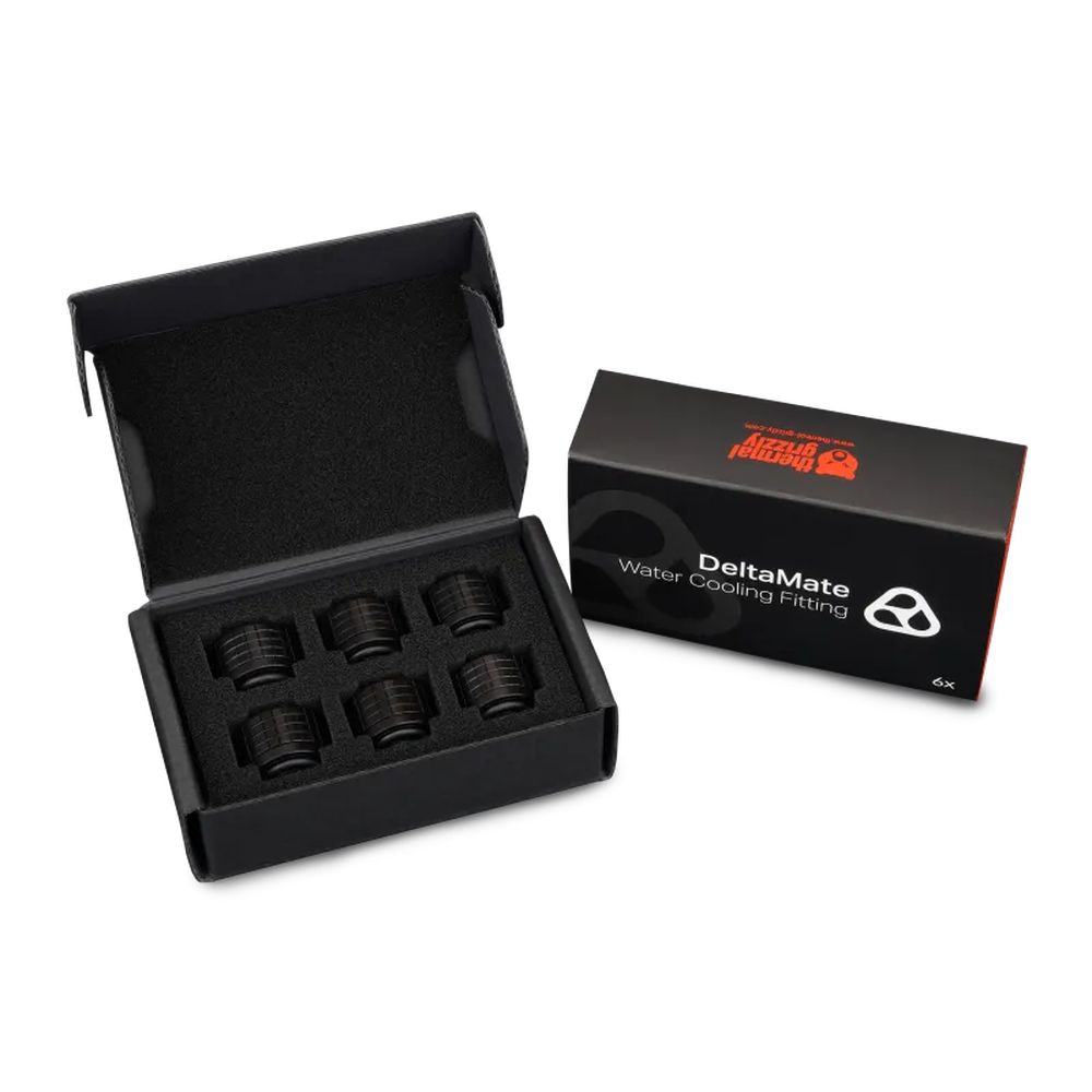Thermal Grizzly DeltaMate Fitting - ST13 Black 6pcs