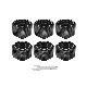 Thermaltake Pacific C-Pro G1/4 PETG 16mm OD 6 Pack - Black - (CL-W214-CU00BL-B)