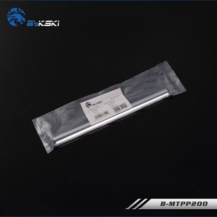 Bykski B-MTPP Hyun Silver Fine (12X14) metal water pipe 200mm