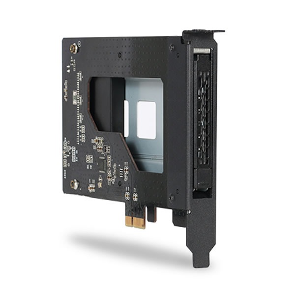 ToughArmor MB839SP-B PCIe 2.0 x1 ��³ 2.5����� SATA HDD/SDD 1����ܲ�ǽ ICYDOCK