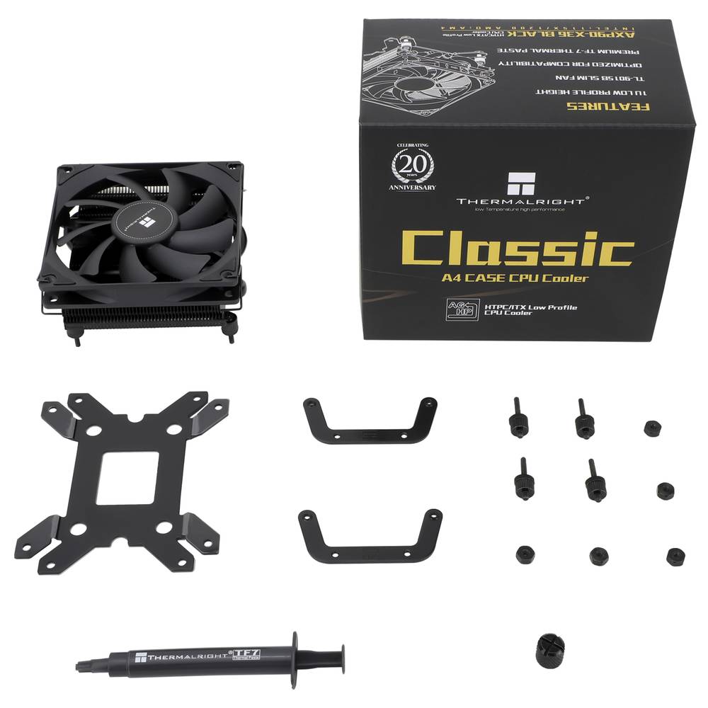 CPUクーラー3点セット 取寄せ商品：納期要確認】 Thermalright AXP90-X36 BLACK | PC