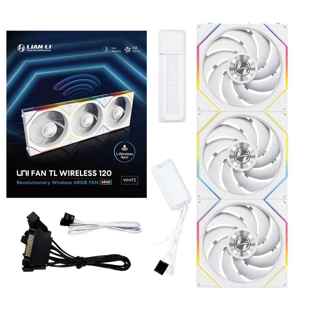 Lian Li UNI FAN TL WIRELESS 120 WT Triple Pack