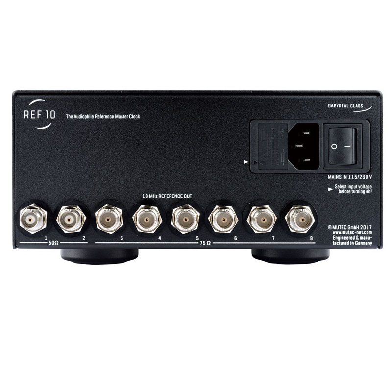 MUTEC REF10 10MHz��ե���󥹥����å��������ͥ졼����