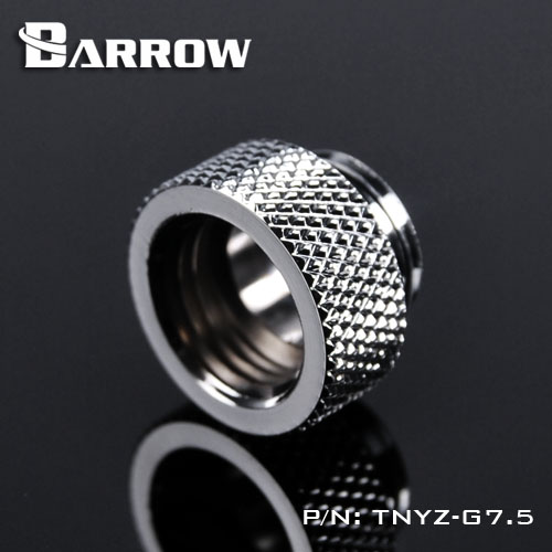 BARROW Male to Female Extender - 7.5mm Shiny silver