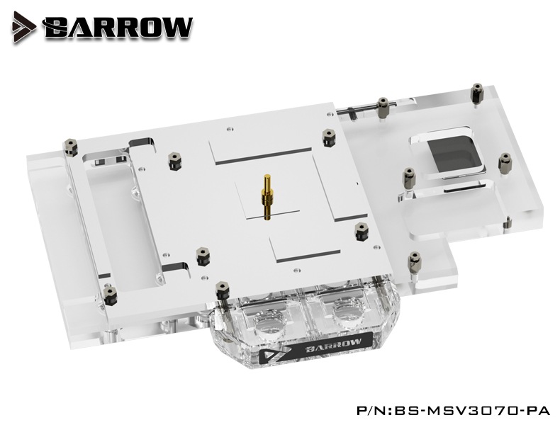 BARROW LRC2.0 full coverage GPU Water Block for MSI 3070 VENTUS Aurora