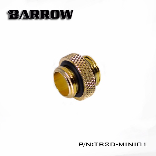 BARROW Mini Dual Male G1/4" Extender Gold
