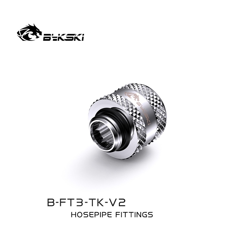 Bykski Flex 10mm ID x 16mm OD Fitting - Silver