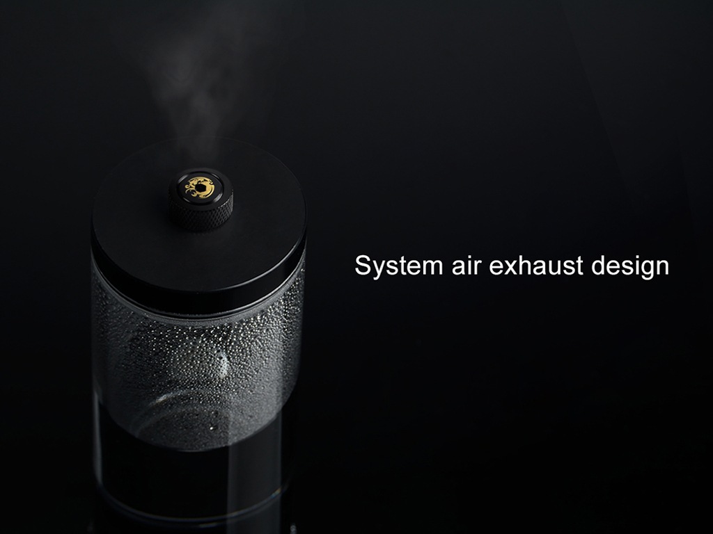 Bitspower automatic air-exhaust fitting version (Matt Black)