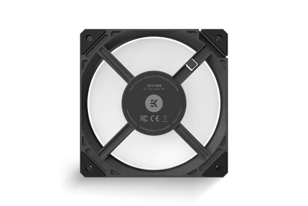 EK WaterBlocks EK-Loop Fan FPT 120 D-RGB - Black (550-2300rpm)