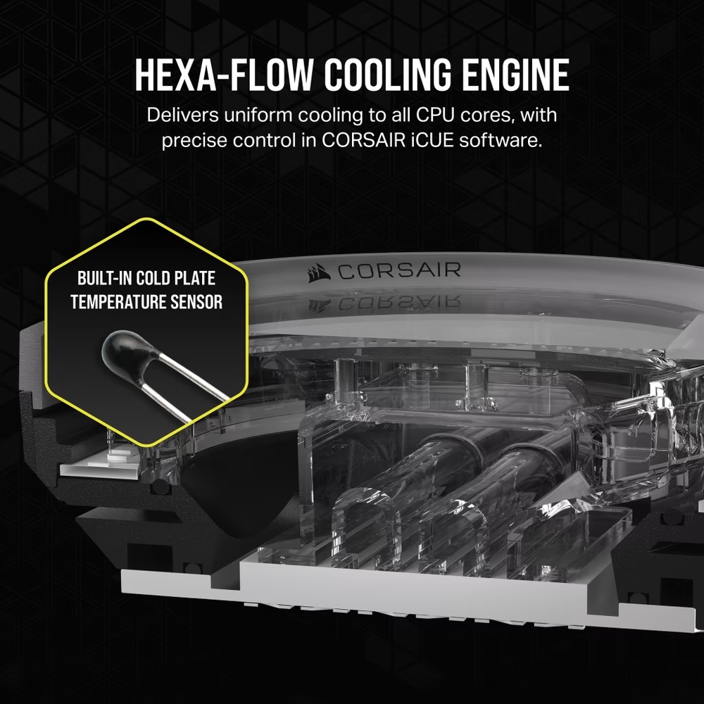 CORSAIR iCUE LINK XC7 RGB ELITE CPU Water Block - Stealth Gray