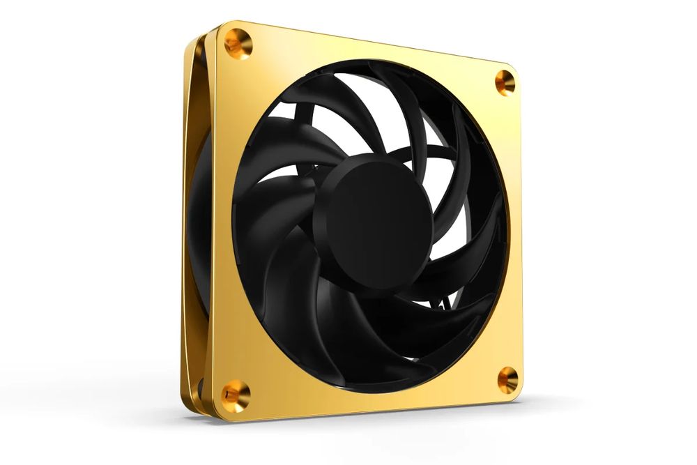 ACool Apex Stealth Metal fan 2000rpm gold (120x120x25mm)