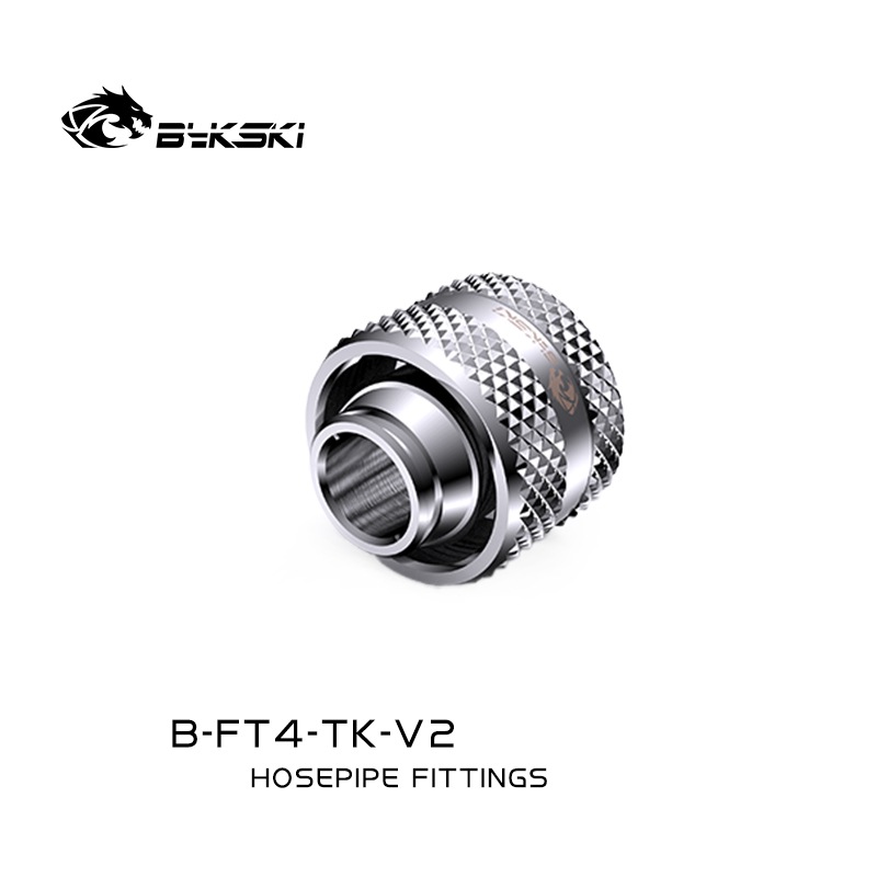 Bykski Flex 13mm ID x 19mm OD Fitting - Silver