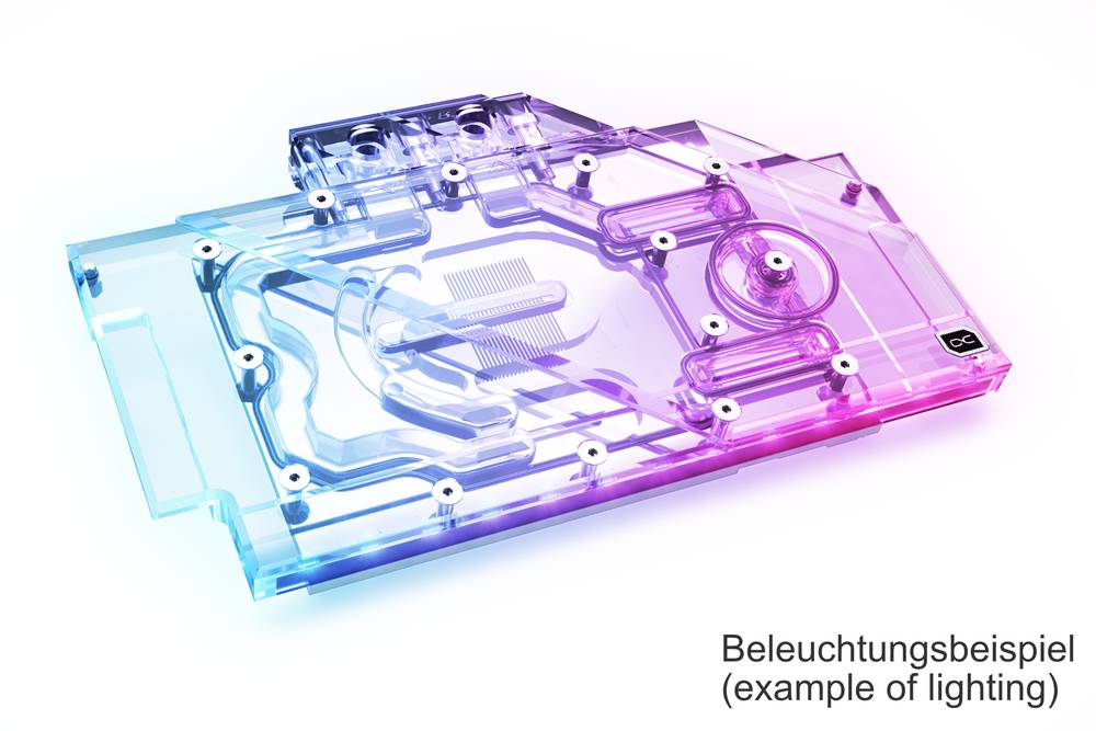 ACool Eisblock Aurora Acryl GPX-N RTX 3090/3080 TUF with Backplate