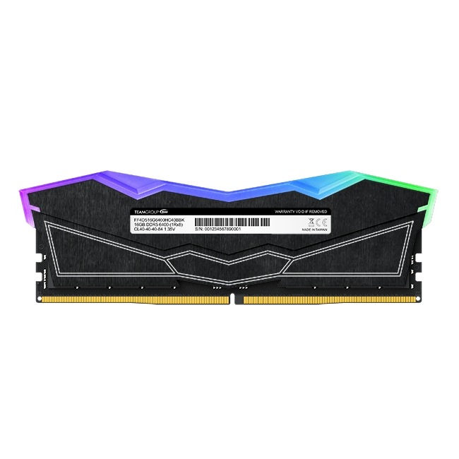 Team T-Force DELTA RGB DDR5 DESKTOP MEMORY BLACK (DDR5-7200 24GBx2)