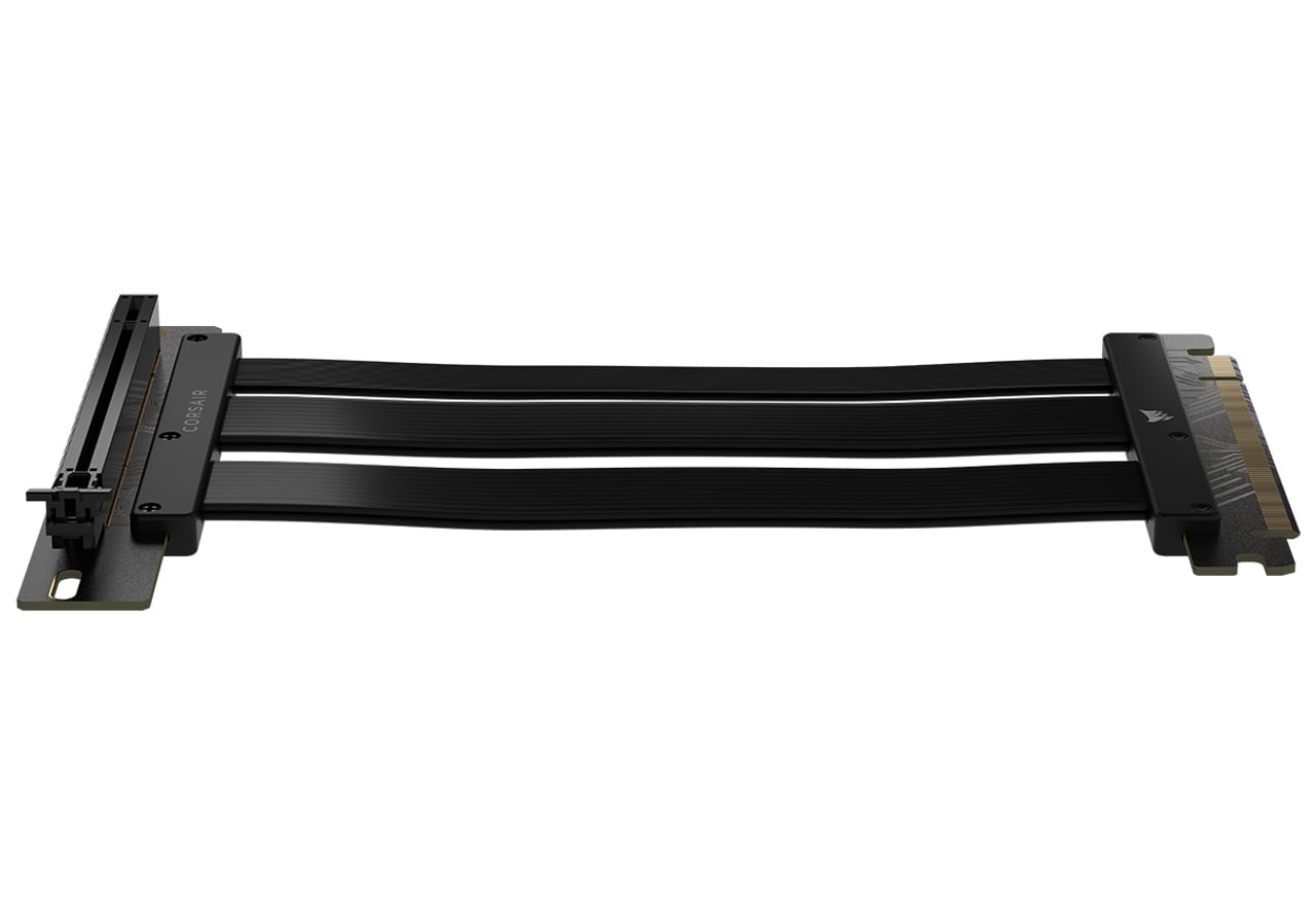 Corsair Premium PCIe 5.0 x16 Riser Cable Black 175mm