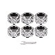 �ڼ�󤻾��ʡ�Ǽ���׳�ǧ�� Thermaltake Pacific C-Pro G1/4 PETG 16mm OD 6 Pack - Chrome - (CL-W213-CU00SL-B)