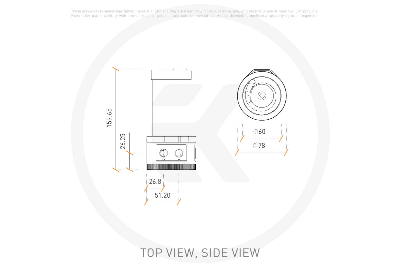 �ڼ�󤻾��ʡ�Ǽ���׳�ǧ�� EK WaterBlocks EK-Quantum Kinetic TBE 200 D5 Body D-RGB - Acetal