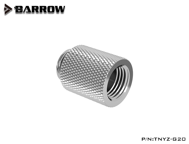 BARROW Male to Female Extender - 20mm Shiny silver