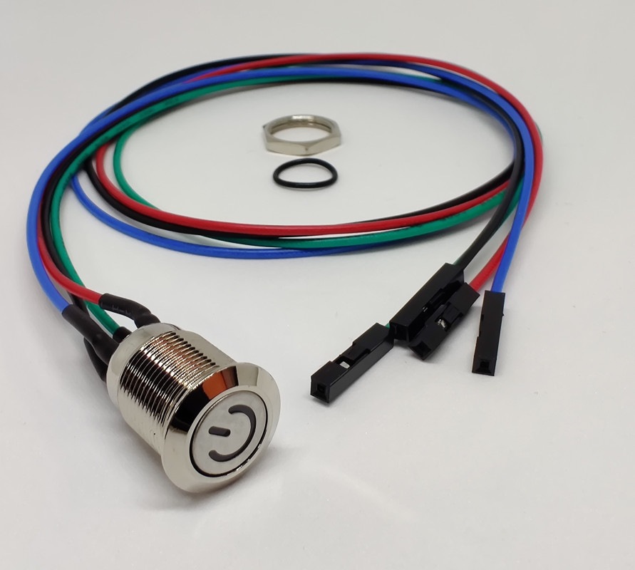 12mm Push Button Switch with 50cm wire harness(Power�����å�������)