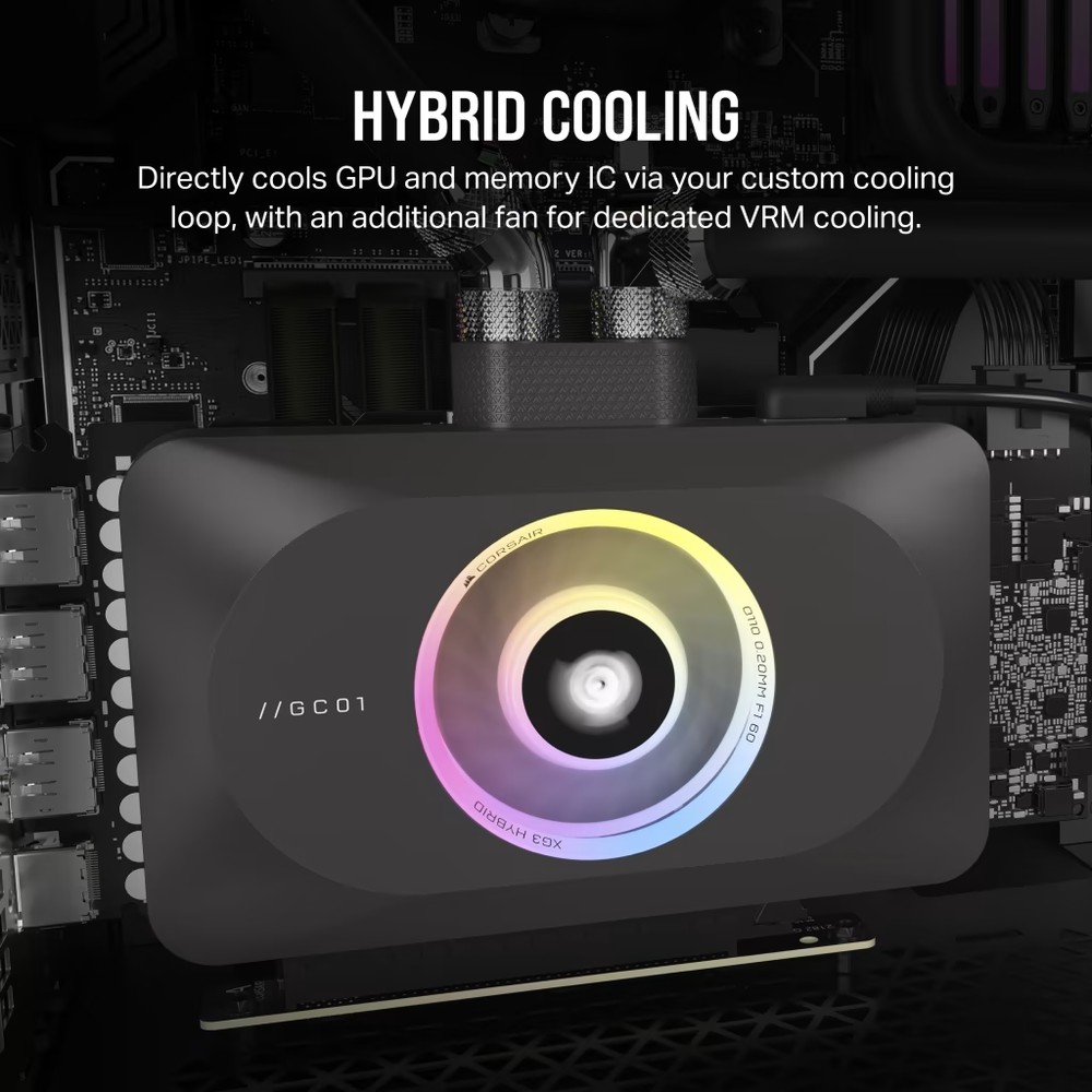 �ڼ�󤻾��ʡ�Ǽ���׳�ǧ�� CORSAIR iCUE LINK XG3 RGB HYBRID GPU Water Block (4090/4080)