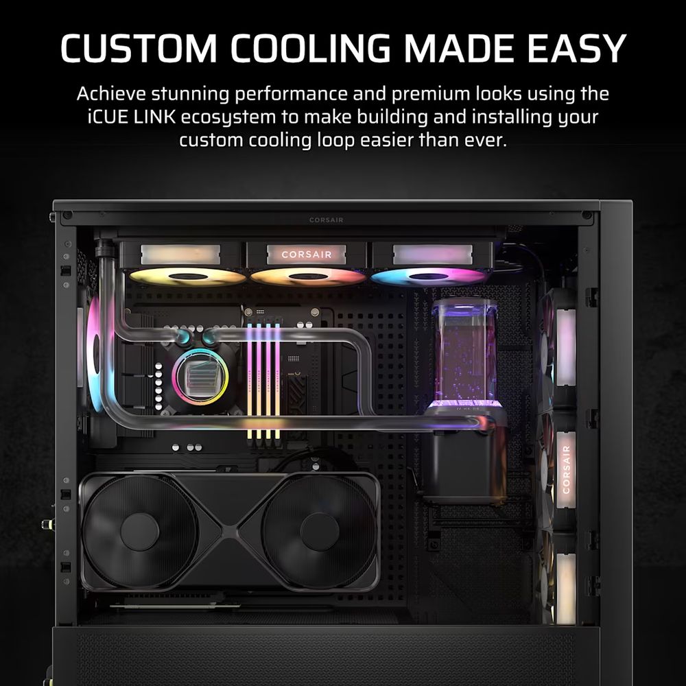 CORSAIR Hydro X Series iCUE LINK XH505i RX 360 RGB Custom Cooling Kit