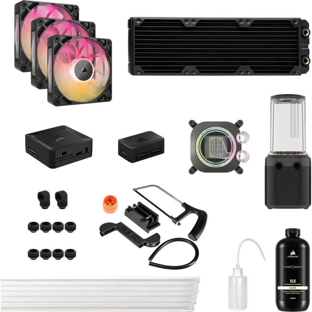 CORSAIR Hydro X Series iCUE LINK XH505i RX 360 RGB Custom Cooling Kit