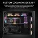 CORSAIR Hydro X Series iCUE LINK XH505i RX 360 RGB Custom Cooling Kit