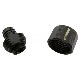 KOOLANCE FIT-V10X16-BK Compression Fitting for 10mm x 16mm (3/8in x 5/8in)Black, G1/4 BSPP