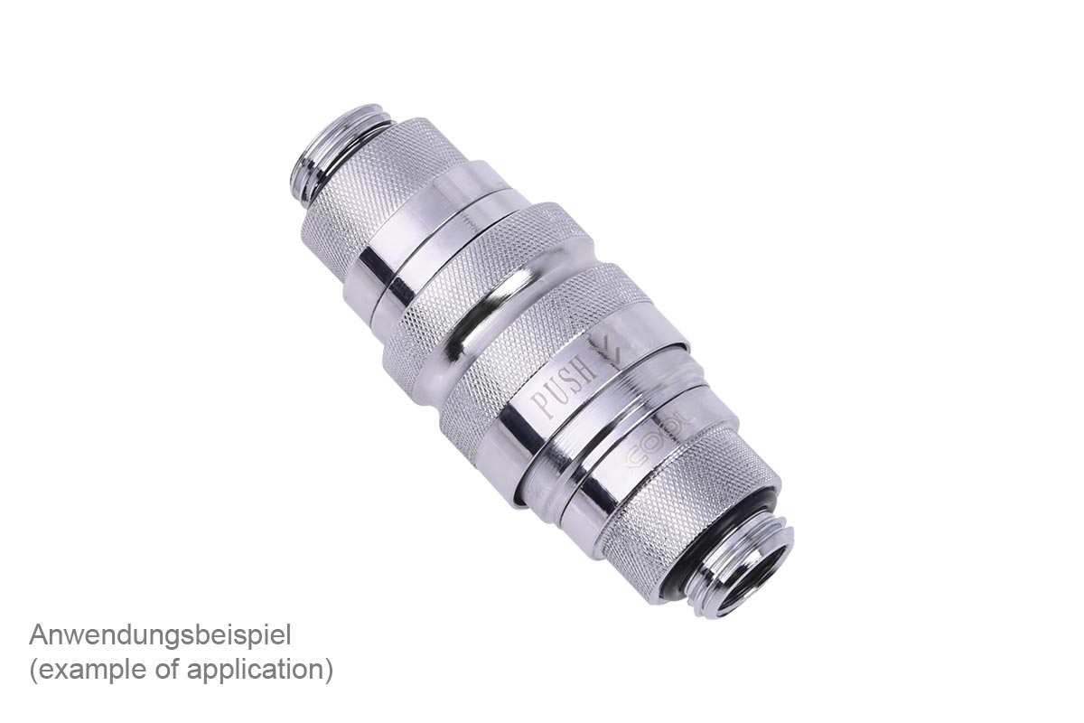 ACool Eiszapfen quick release connector male G1/4 outer thread - Chrome