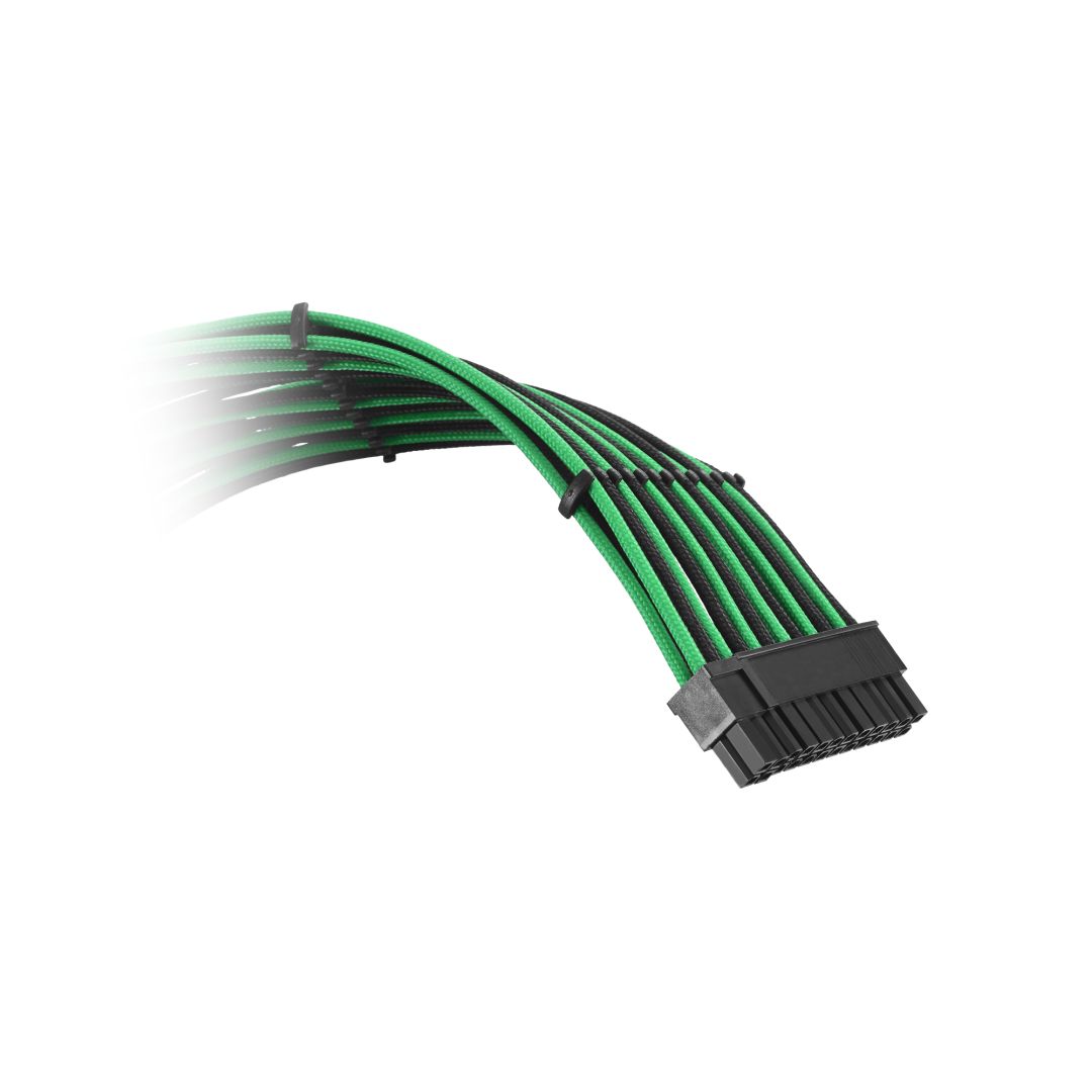 CableMod Classic ModFlex C-Series Cable Kit for Corsair AXi, HXi & RM - BLACK / GREEN (CM-CSI-CKIT-KKG-R)