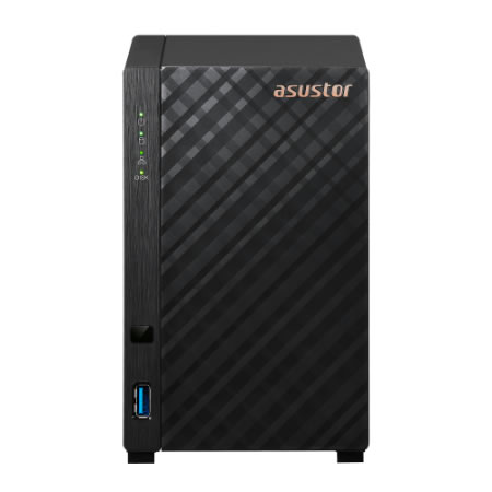 ASUSTOR AS1202T 2.5/3.5����� HDD 2����ܲ�ǽ  DRIVESTOR 4 Gen2