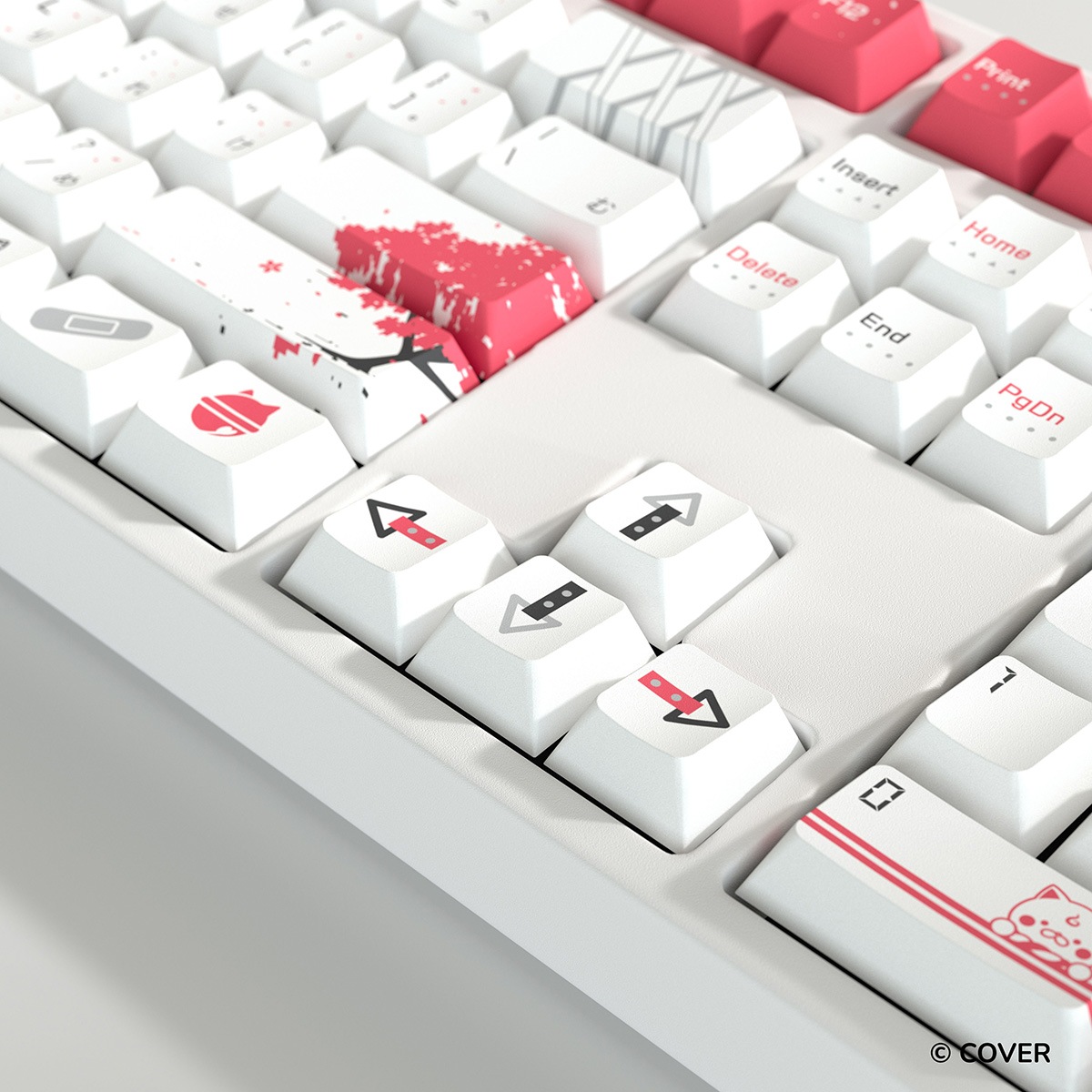 ��ͽ���ʡ�����ȯ��ͽ��� HYTE Sakura Miko Keycap White + Mouse Pad