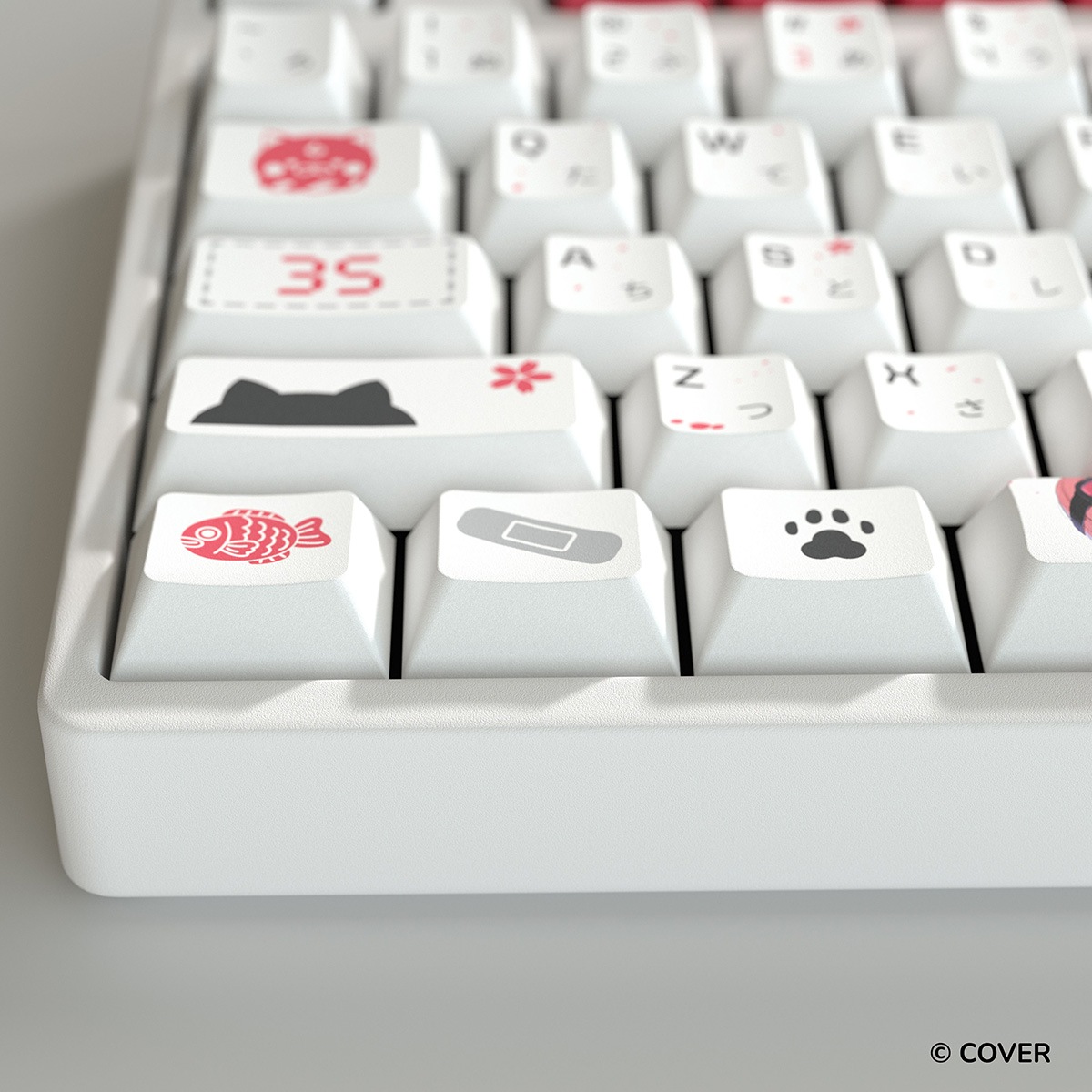 ��ͽ���ʡ�����ȯ��ͽ��� HYTE Sakura Miko Keycap White + Mouse Pad