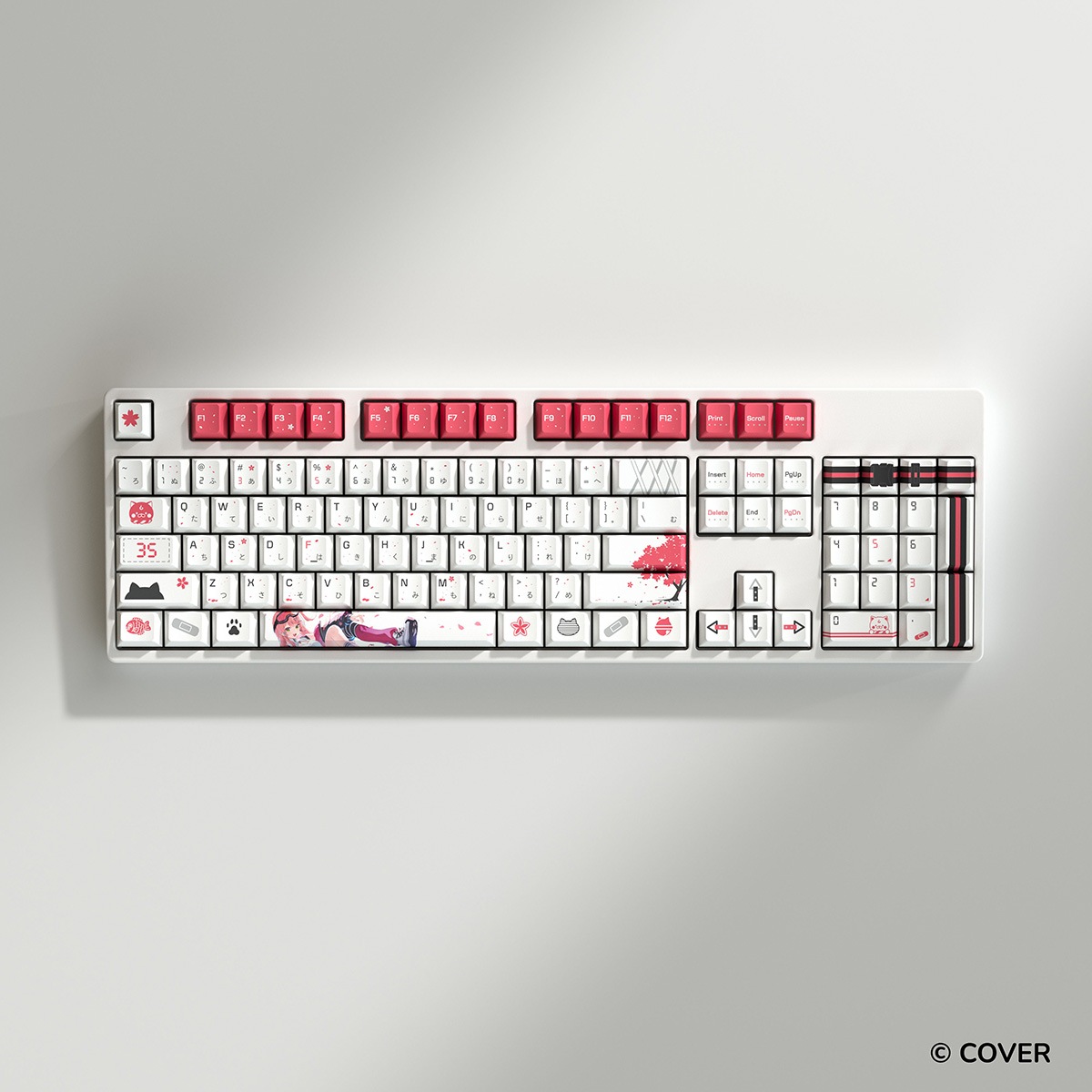 ��ͽ���ʡ�����ȯ��ͽ��� HYTE Sakura Miko Keycap White + Mouse Pad
