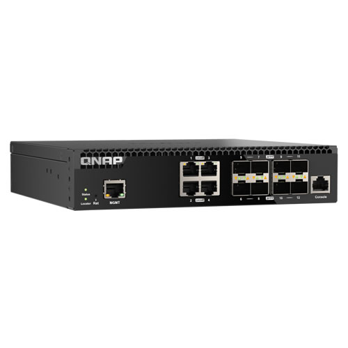 QNAP QSW-M3212R-8S4T RJ45(4ݡ) / SFP+(8ݡ) 10GbEޥ͡ɥå