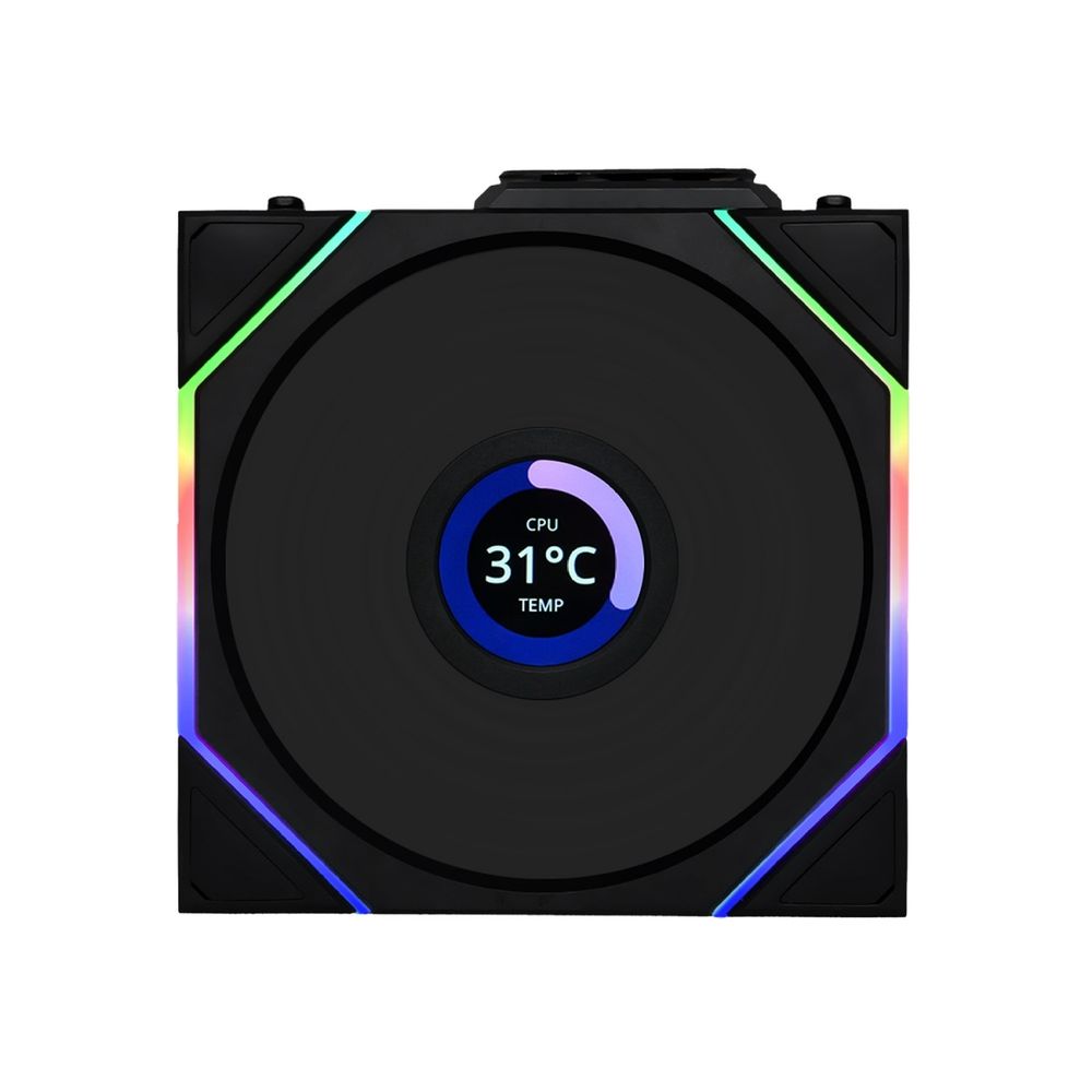 PC用ファン・クーラー LIANLI UNI FAN TL Wireless LCD 120 3Pack Lian Li UNI FAN TL WIRELESS LCD 120 BK Triple Pack | PC