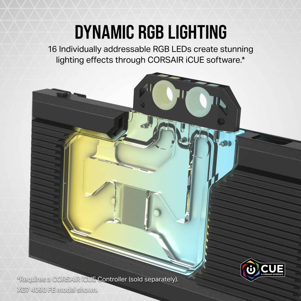 CORSAIR Hydro X Series XG7 RGB 40-SERIES GPU Water Block (4090 STRIX/TUF)