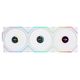 Lian Li UNI FAN TL WIRELESS LCD 120 WT Triple Pack