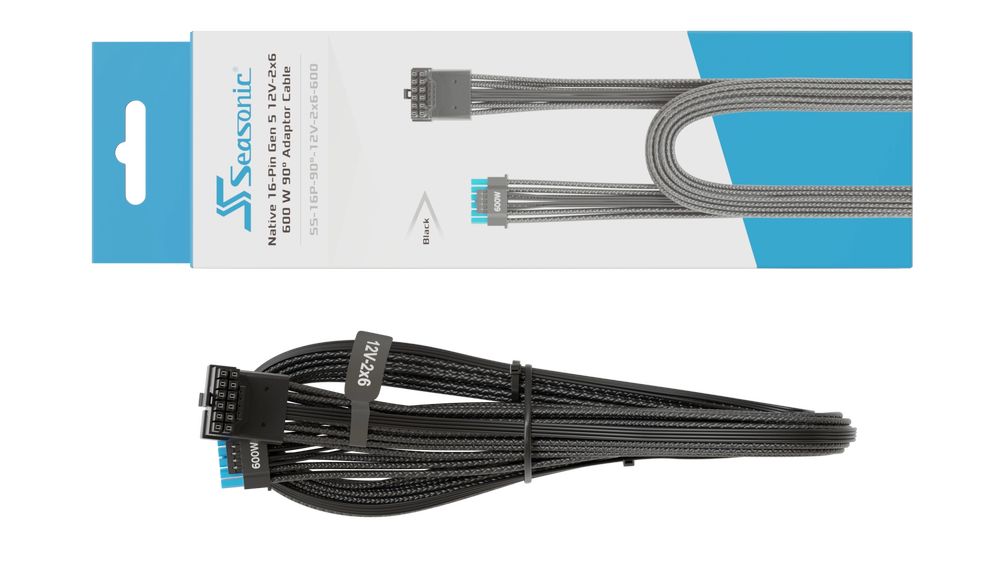 Seasonic Native 12V-2x6 90�� Cable Black