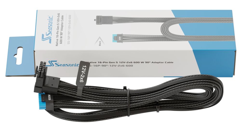 Seasonic Native 12V-2x6 90�� Cable Black
