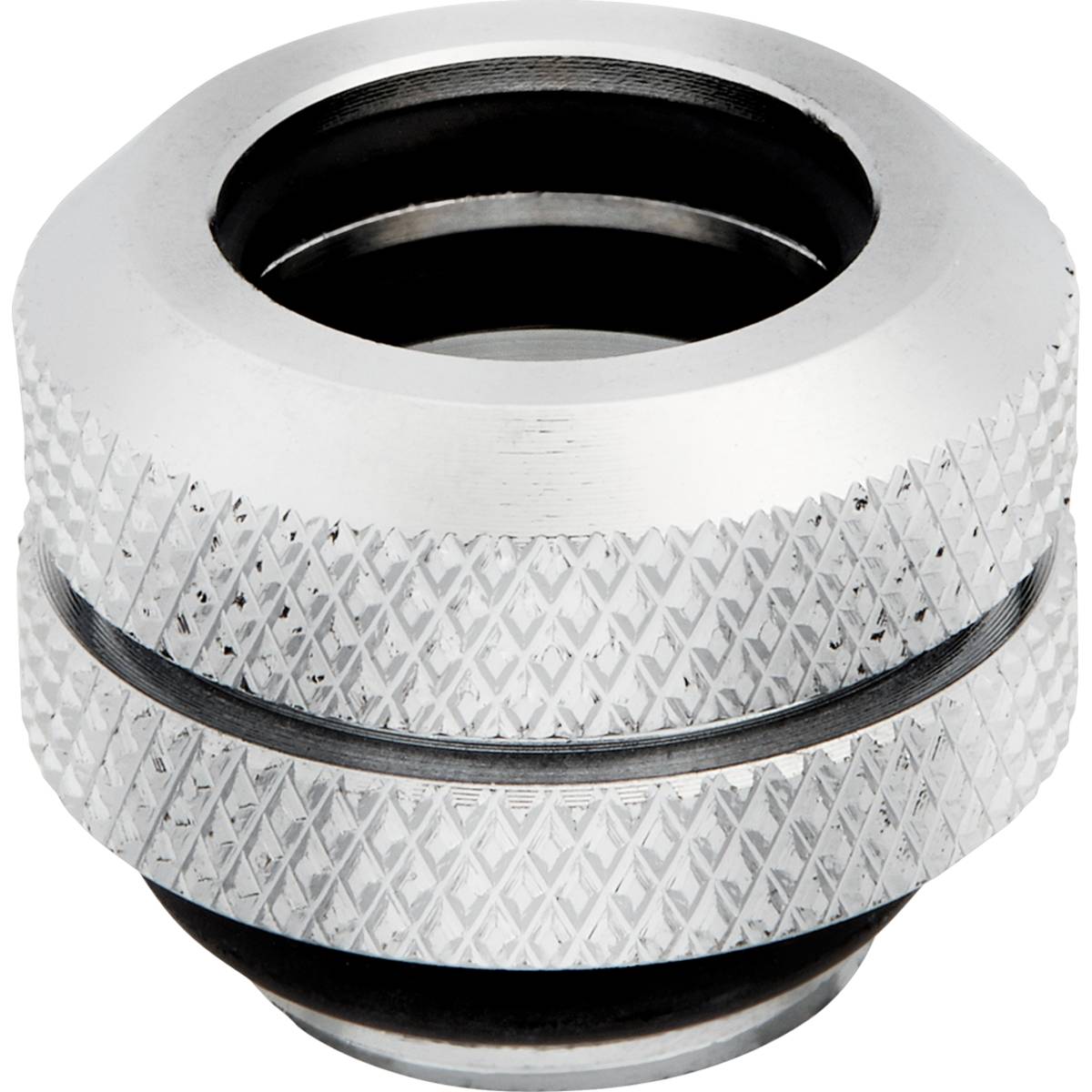 CORSAIR Hydro X Series XF Hardline 12mm OD Fitting Four Pack - Chrome