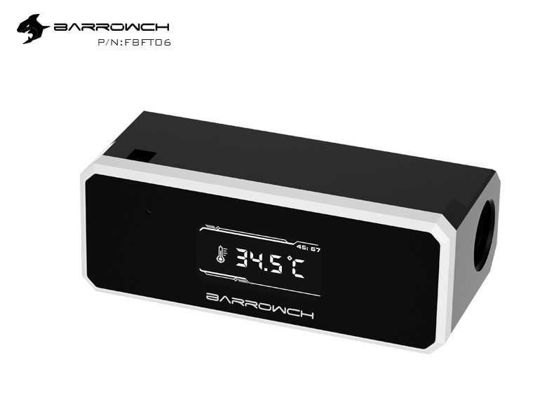 Barrowch Water temperature meter with TFT display Silver