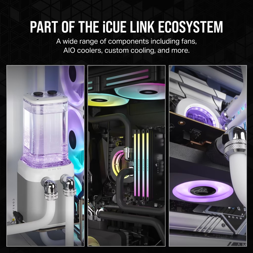 ��������λ�� CORSAIR iCUE LINK XD5 RGB ELITE Pump/Reservoir Combo - White
