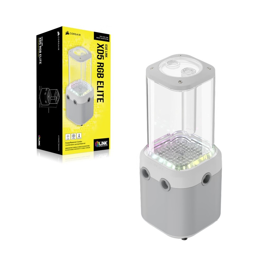 ��������λ�� CORSAIR iCUE LINK XD5 RGB ELITE Pump/Reservoir Combo - White