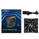 �ڼ�󤻾��ʡ�Ǽ���׳�ǧ�� Lian Li UNI FAN TL WIRELESS LCD 120 BK Reverse Blade Single Pack